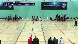 LIVE MENS BASKETBALL MANCHESTER MET UNIVERSITY VS BOURNEMOUTH  WEDS 14TH FEB 4PM [upl. by Mei]