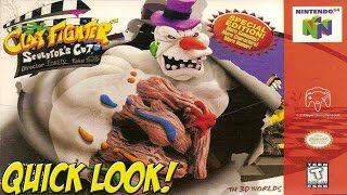 N64 Clayfighter Sculptors Cut Quick Look  YoVideogames [upl. by Supat885]