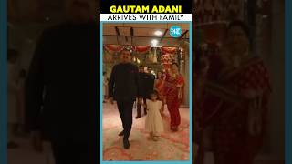 Gautam Adani Arrives At The Jio World Convention Centre With Family  Watch [upl. by Bishop82]