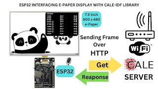 ESP32 Lilygo T5 Board ePaper Interface with Cale IDF [upl. by Mccutcheon]