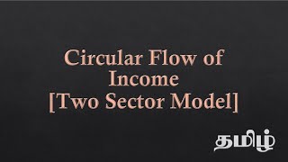 Circular Flow of Income Two Sector Model தமிழ் [upl. by Basil]