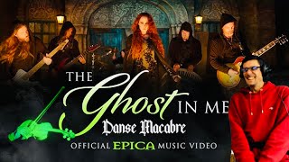 FIRST TIME HEARING THE GHOST IN ME  EPICA  VIDEO FOR DANSE MACABRE  UK SONG KEV WRITER REACTS [upl. by Allimak]