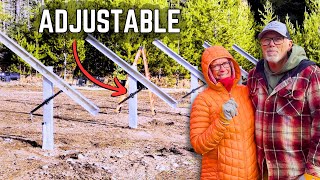 Couple Begins MASSIVE OffGrid SOLAR POWER PLANT [upl. by Carlton]