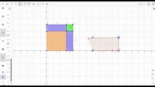 Rappresentare i prodotti notevoli con geogebra [upl. by Swanhilda542]