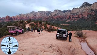 Broken Arrow Jeep Trail in Sedona Red Rock Country  Submarines Chicken Corners and the Stairs [upl. by Ellehcrad]