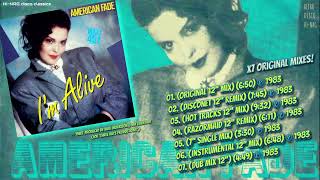 AMERICAN FADE ✨ quotIM ALIVEquot 1983 X7 MIXES HiNRG italo disco eurobeat synth pop 12 dance 80s [upl. by Llennor]