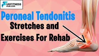 Peroneal Tendonitis  Home Stretches and Exercise Rehabilitation Plan [upl. by Eilrak]