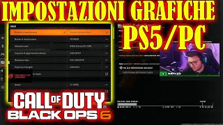 LE MIGLIORI IMPOSTAZIONI GRAFICHE PER PS5 E PC [upl. by Virgin]