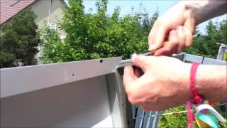 installation du panneau solaire au balcon [upl. by Yorgen]