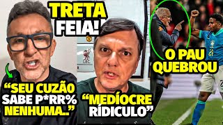 TRETA NET0 XNGA JORNALISTA E VAI PRA CMA APÓS MAUR0 EXPOR P0LÊMICA NA SELEÇÃO BRASILEIRA [upl. by Kiley583]