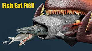 Fish eat Fish  Comparison  3D animation [upl. by Elvera]