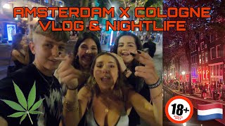 🇳🇱Amsterdam amp Cologne Mega Vlog  Nightlife Exploring Attractions Netherlands amp Germany 2024 4K [upl. by Otokam]