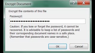 How to encrypt password to your file or documentscreate password protected documents [upl. by Amrak]