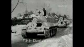 T34 im Einsatz der Wehrmacht  Rollbahn RoslawlJuchnow 8mm Schmalfilm WW2 [upl. by Baggott154]