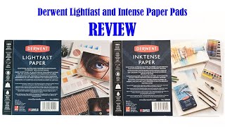 Derwent Lightfast and Inktense Professional Paper Pads Review [upl. by Gean]