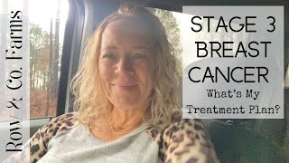 My Stage 3 Breast Cancer Treatment Plan invasivelobularcarcinoma [upl. by Oaks]