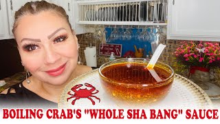 BOILING CRABS quotWHOLE SHA BANGquot  SECRET RECIPE [upl. by Audie]