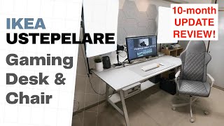 Ikea UTESPELARE Gaming Desk 10month Update Review  Canon EOSM Crop Mood [upl. by Farro]