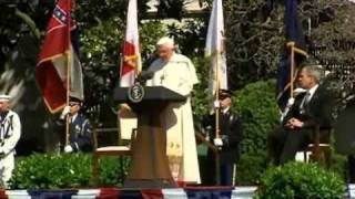 Pope Benedict XVI  Speech at the White House [upl. by Nreval]