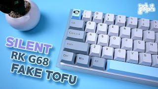 Vintage Tapi Modern   Akko Keycaps Set Silent Cherry Profile feat RK G68 Fake Tofu [upl. by Henriques]