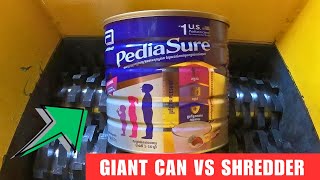 Steel Can Vs Shredder  Oddly Satisfying Videos [upl. by Uzziel]