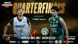 🎥 LIVESTREAM ALERT🎥 PINOYLIGA COLLEGIATE CUP S3 QUARTERFINALS  CSJL KNIGHTS vs DLSU GREEN ARCHERS [upl. by Hendrika]