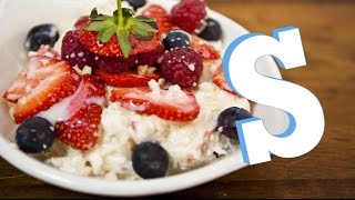 Summer Porridge Recipe Bircher Museli  SORTED [upl. by Glynn611]