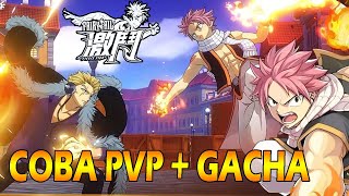 MENCOBA PVP DI GAME FAIRY TAIL  GACHA 80X ELITE BANNER UTK DAPATIN CHAR SSR BARU  FT Fierce Fight [upl. by Bathsheeb]