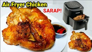 THE BEST Air Fryer Half Chicken  JUICY amp TENDER  Step by Step Easy Healthy Fried Chicken [upl. by Amora]