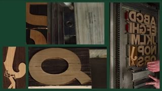 How Its Made  Wooden Letterpress  Jameson Irish Whiskey [upl. by Tehc]