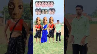 Three cute girl vs me correct head matching funny 🤣 vfx Game funny shorts viral 😁 [upl. by Dunham935]