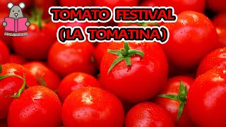 Tomato Festival La Tomatina  Little Reader history story Festival Tomato [upl. by Niuq]