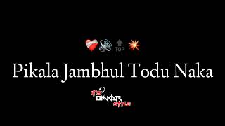 Pikala Jambhul Todu Naka  Halgi Mix  Its OmkarStyle Remix marathisong [upl. by Storz24]