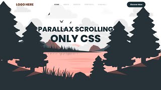 Parallax Scrolling Website Using HTML CSS  MA Developer [upl. by Avivah]