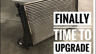 VW MK7 GTI Upgraded Intercooler Install [upl. by Gaiser]