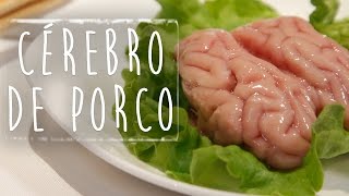 CÉREBRO DE PORCO NA PANELADA CHINESA HOT POT  Coisas que Nunca Comi na China [upl. by Abelard]