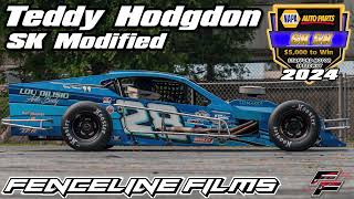 Teddy Hodgdon SK Modified Stafford Speedway SK 5K 2024 [upl. by Aenel]