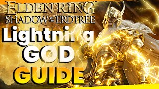 Elden Ring DLC Build Ultimate Lightning God Guide [upl. by Senga799]