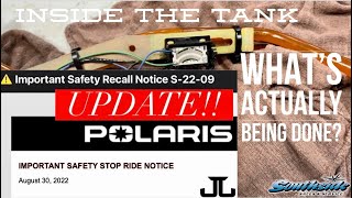 NEWEST UPDATE ON POLARIS SNOWMOBILE STOP RIDE  STOP SALE S2209 WHAT PARTS ARE BEING CHANGED [upl. by Nolram]