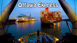 7200hp tugboat  Ottawa Express  RAW Footage [upl. by Arie306]