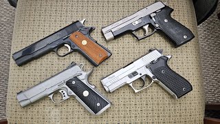 Sig P220 vs 1911 trigger comparison [upl. by Ramel313]