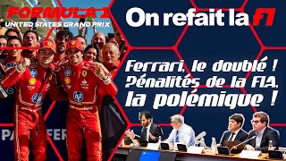 Ferrari le doublé  Pénalités de la FIA la polémique ⎜ORLF132 [upl. by Oel]