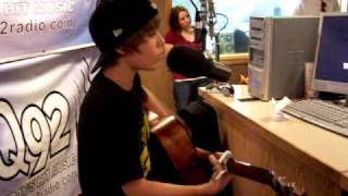 Justin Bieber performs quotOne Timequot on WDJQ [upl. by Harleigh612]