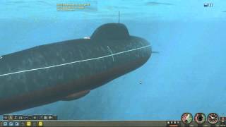 Alfa Class Submarine VS Cruisers 13 [upl. by Annaj]