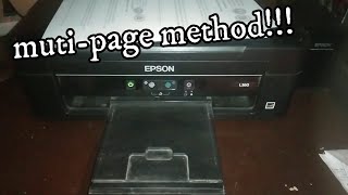 Quick And Easy Epson L360 Multiple Photocopy Technique [upl. by Wakeen941]