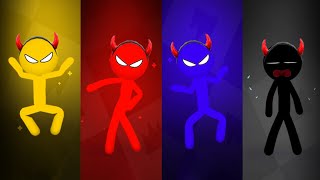 Stickman Party minigames funny gameplay 2024 ios android [upl. by Halas617]