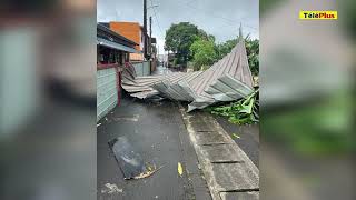 Voici les images d’une « tornade » qui a frappé le village de Tyack dans le sud de Maurice [upl. by Eihpos134]