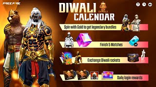 Diwali Event 2024🥳🤯  free fire new event  Ff New Event  Upcoming events in free fire [upl. by Ayarahs605]