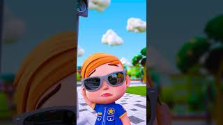 Baby Police Song  olice boy Chase Kids Songs shorts song 3d kids [upl. by Ahseined]