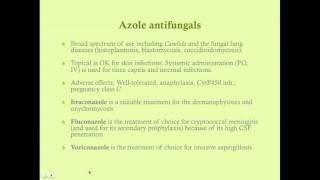 Antifungals  CRASH Medical Review Series [upl. by Lanahtan185]